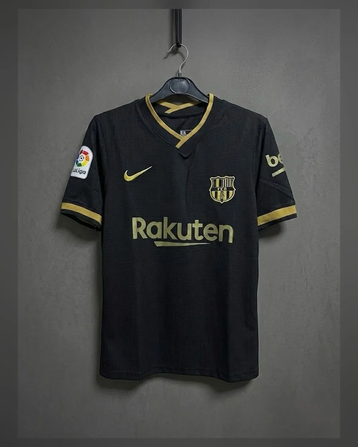 Barcelona Black & Gold — Messi 10 — front