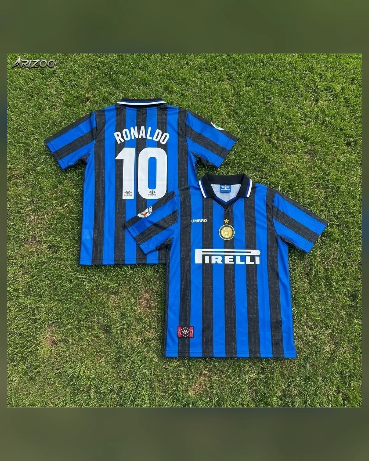 Inter Milan Retro — Ronaldo 10 — front and back